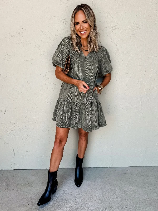 Call It Cute Puff Sleeve Mini Dress Stylish Floral Print Mini Dress