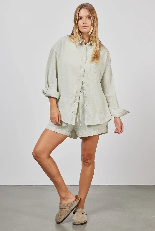 Hampton Linen Shirt Comfortable Fitted Short Sleeve