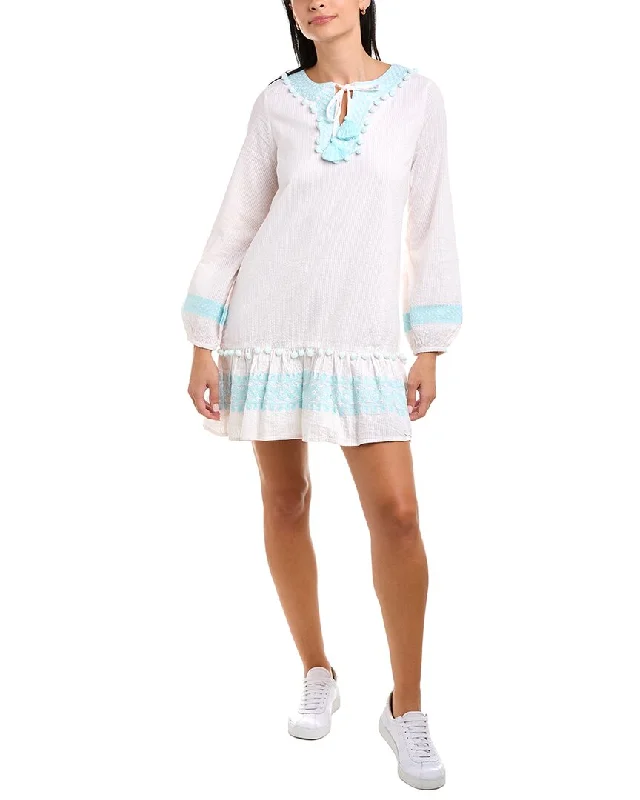 Sail to Sable Ruffle Hem Mini Dress Stylish Sweetheart Mini Dress