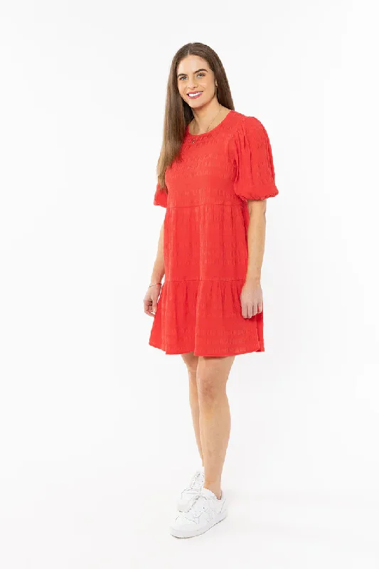 Seeking Lola Carefree Mini Dress - Dahlia Fashionable Polka Dot Mini Dress