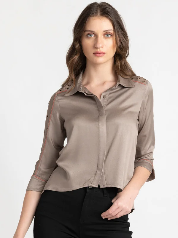 Stella Shirt Trendy Short Sleeve Tunic