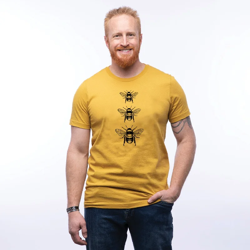 Bee Unisex T-shirt Collared Crew Neck Turtle Neck