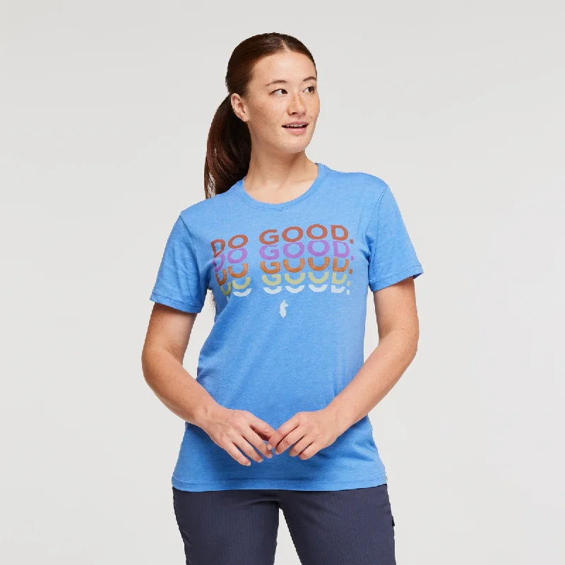 Do Good Repeat T-Shirt - Womens Oversized T-Shirt Spandex breathable