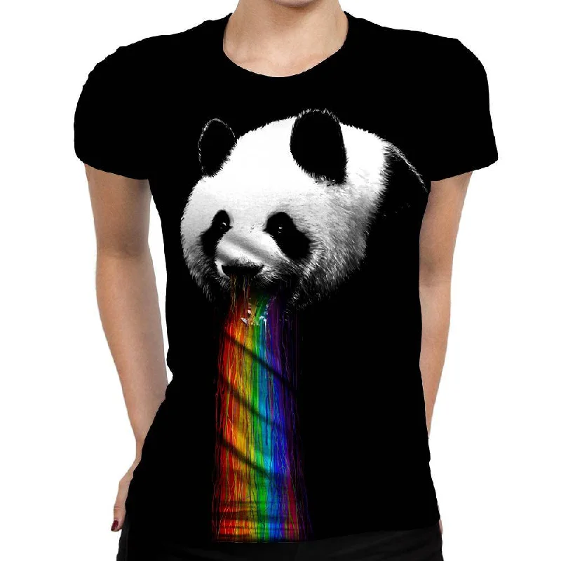 Pandalicious Womens T-Shirt Casual Formal Business