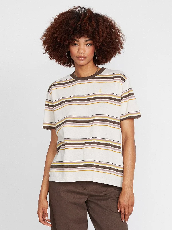 Party Pack T-shirt - ASH Striped Floral Plaid