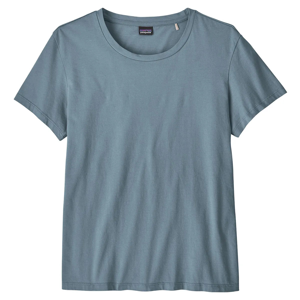 Patagonia Women's Regen Organic Certified Cotton Tee - Plume Grey Chenille Fabric Brocade Fabric Lace Fabric