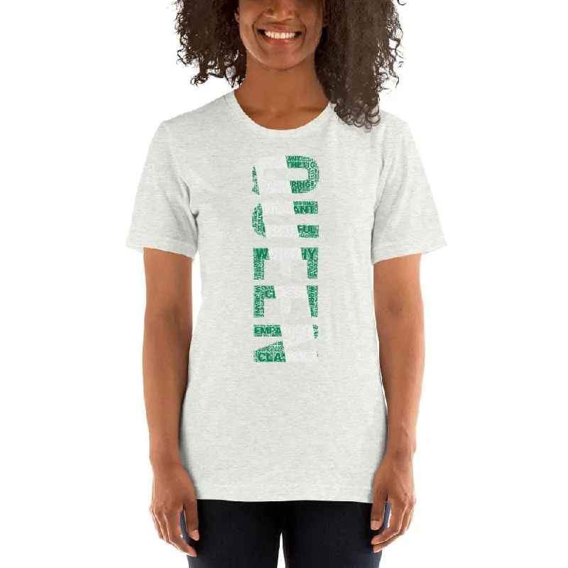 QUEEN (Vertical) Nigerian Inspired Short-Sleeve Unisex T-Shirt Cozy Warm Stylish