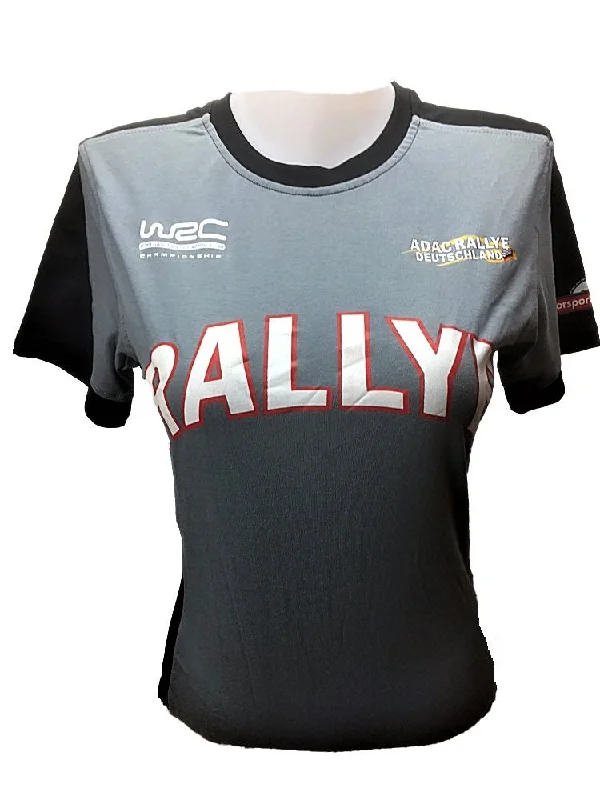 * T-SHIRT WRC FIA World Rally Championship ADAC Rallye Deutschland NEW Ladies S Thin T-Shirt Open Front Quick Dry