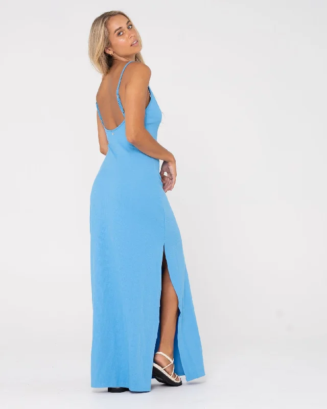 Rusty Celeste Maxi Dress Elegant Wraparound Maxi Dress