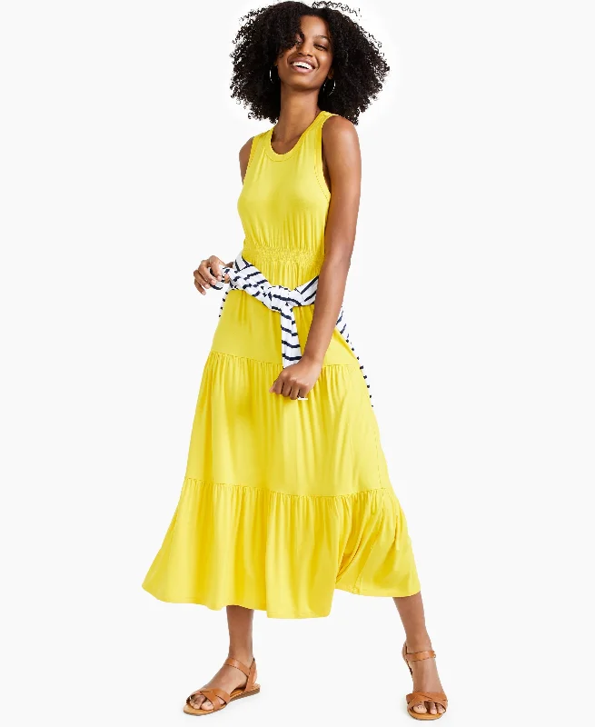 Style & Co Sleeveless Maxi Dress Classic Strapless Maxi Dress