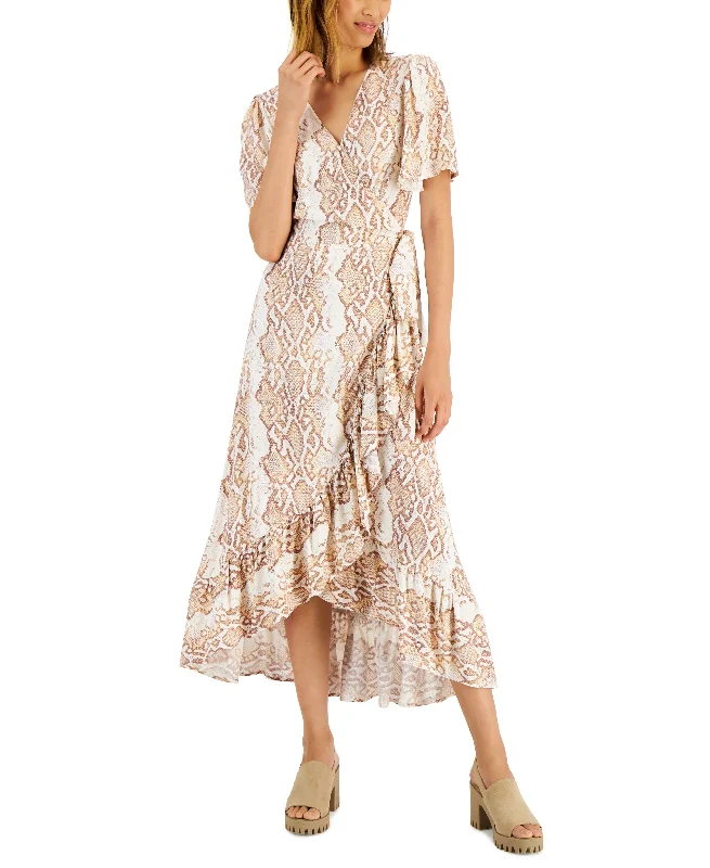 Tinsel Petite Printed Wrap Maxi Dress Classic Tulle Maxi Dress