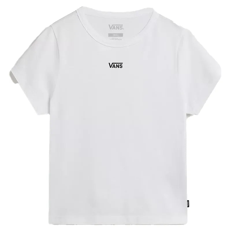 Vans Basic Mini Tee - White Collared Crew Neck Turtle Neck