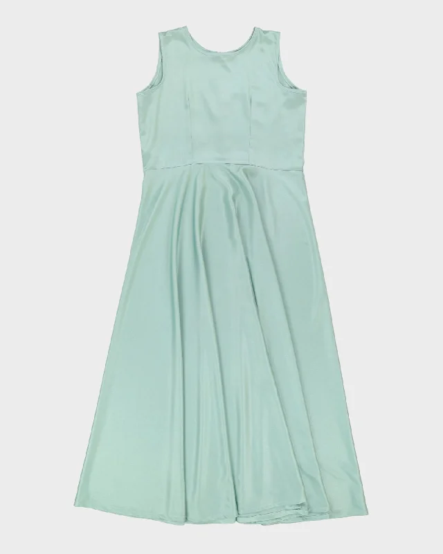 Y2K Mint Green Maxi dress - M Stylish Long Sleeve Maxi Dress