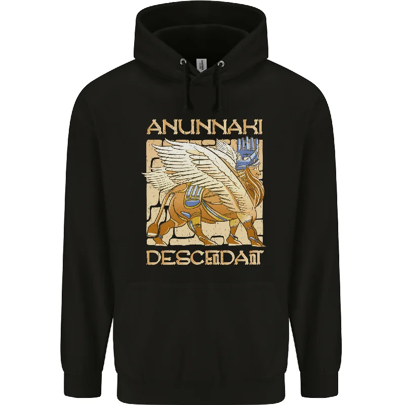 Anunnaki Descendant Ancient Egyptian God Egypt Mens 80% Cotton Hoodie Hoodie with Hem Detail Decorative Unique