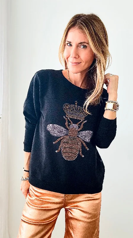 Custom Bee Royal Sweatshirt - Black Hoodie Sweatshirt Pullover