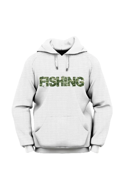 Eco-Friendly "Fishing" Lightweight Unisex Hoodie Hoodie with Velcro Closure Adjustable Secure