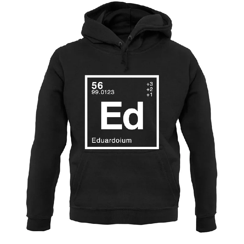 Eduardo - Periodic Element Unisex Hoodie Hoodie with Relaxed Fit Easy Casual