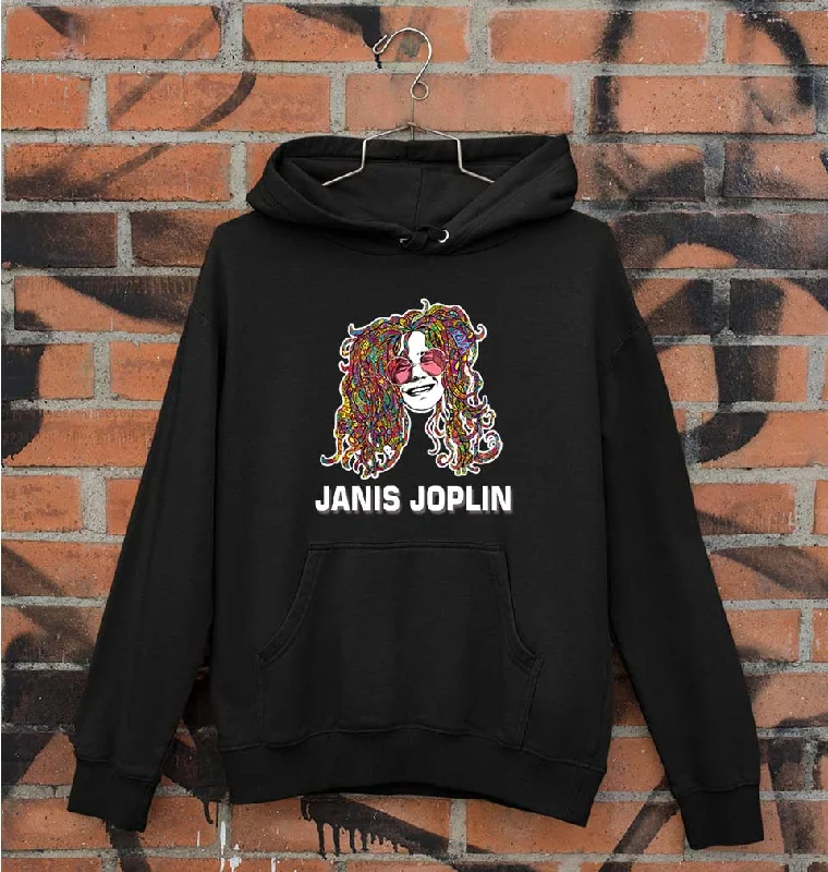 Janis Joplin Unisex Hoodie for Men/Women Hoodie with Rolled Sleeves Casual Relaxed