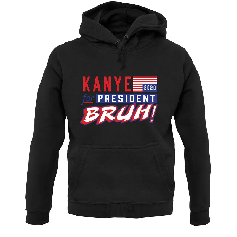 Kanye For President 2020 Unisex Hoodie Hoodie with Sequins Glamorous Eye-catching