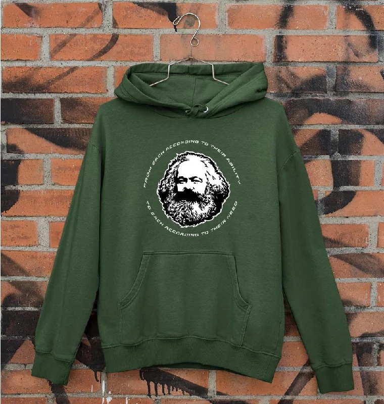 Karl Marx Unisex Hoodie for Men/Women Hoodie with Sequins Glamorous Eye-catching