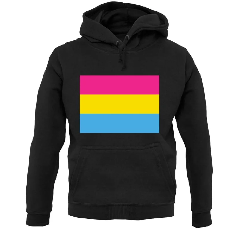 Lgbt Flags Pan Sexual Unisex Hoodie Hoodie with Stripes Bold Sporty