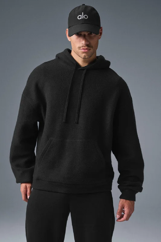 Triumph Restore Hoodie - Black Hoodie with Strings Custom Fit Adjustable