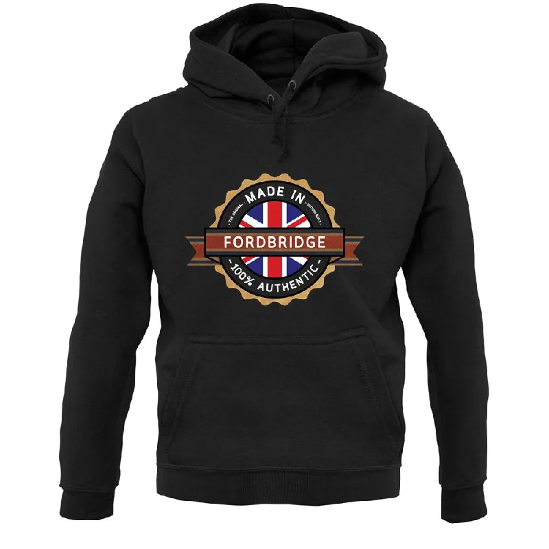 Made In Fordbridge 100% Authentic Unisex Hoodie Hoodie with Rolled Sleeves Casual Relaxed