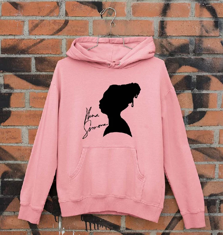 Nina Simone Unisex Hoodie for Men/Women Hoodie with Hem Embroidery Detailed Premium