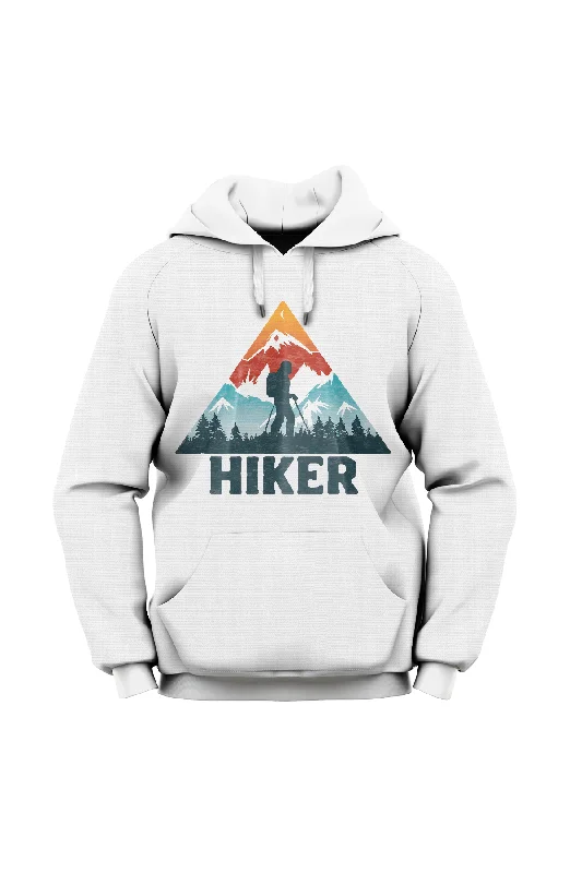 The "Hiker" Lightweight Eco-Friendly Unisex Hoodie Hoodie with Patch Decorative Personalized