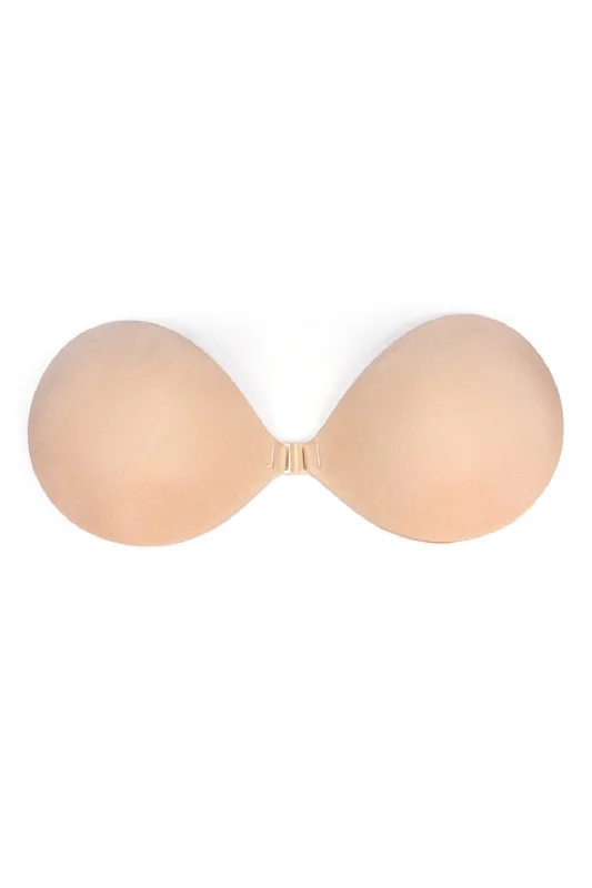 Chinlon Invisible Self Adhesive Strapless Push-Up Bra CN0016 Sleek Push-Up Bra