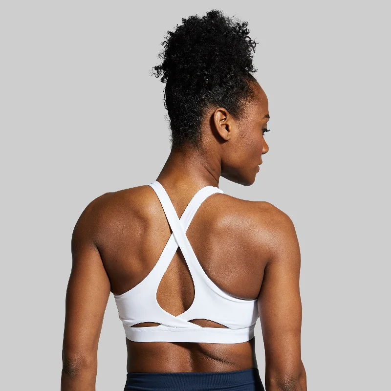 Helix Sports Bra (White) High Support Bra