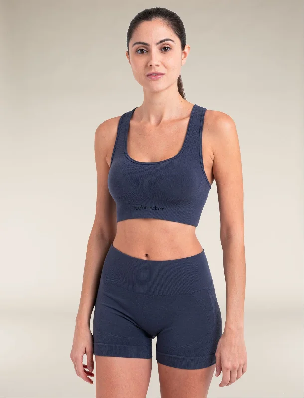 Icebreaker Merino Blend 260 ZoneKnit™ Seamless Bra (Women's) Push-Up Wireless Bra