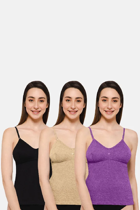 Intimacy Bra-Slip Special Combo Pack - In11 - Pack of 3 - C34 Breathable Full Coverage