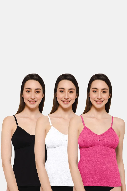 Intimacy Bra-Slip Special Combo Pack - In11 - Pack of 3 - C38 Adjustable Bra Straps