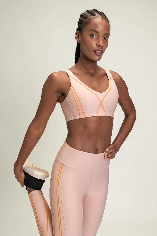 Mat Sports Bra Elegant Silk Bra