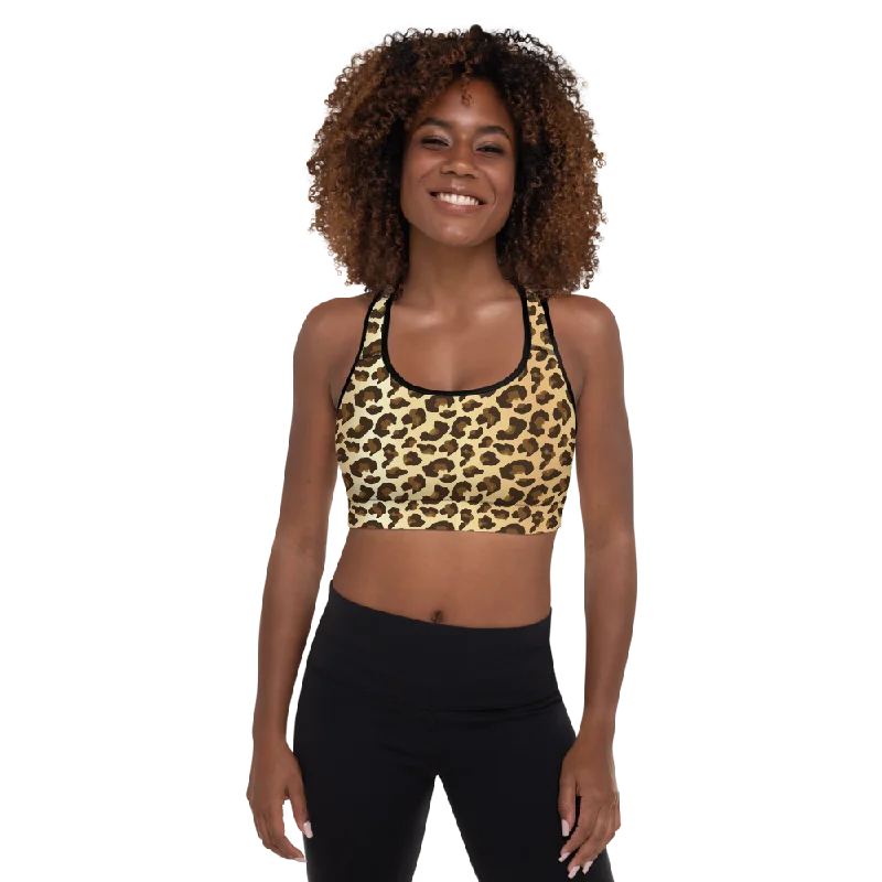 Jaguar Padded Sports Bra Full Coverage Bra