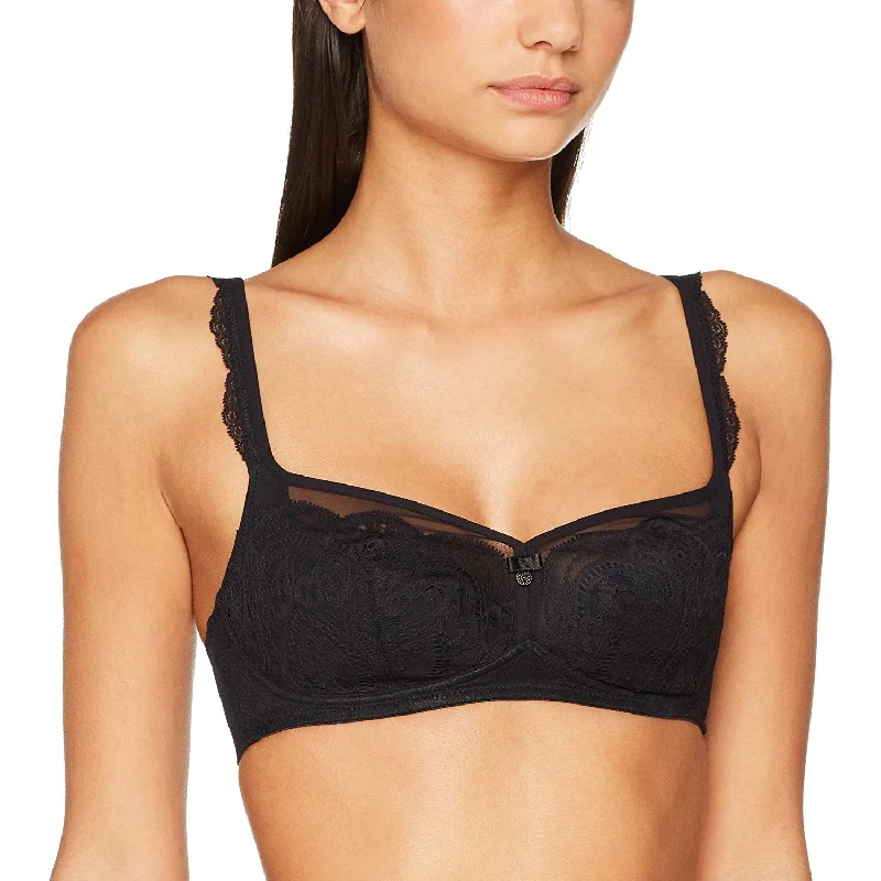 Rosa Faia Womens Selma Wirefree Soft Bra Sexy Lace Bralette