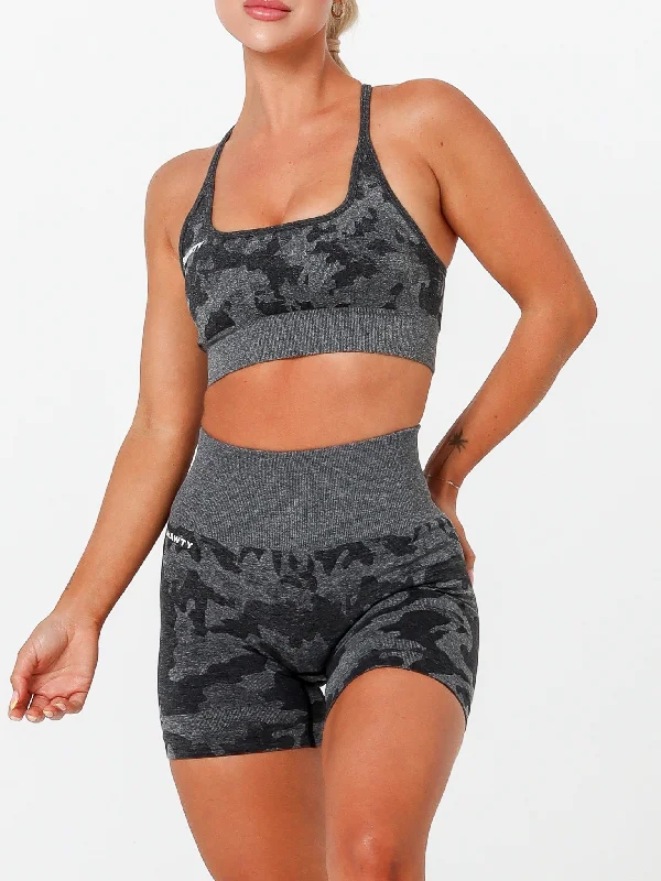 Seamless Camo Bra Full Support Bra