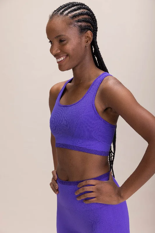 Seamless Contour Sports Bra Elegant Cotton Bra