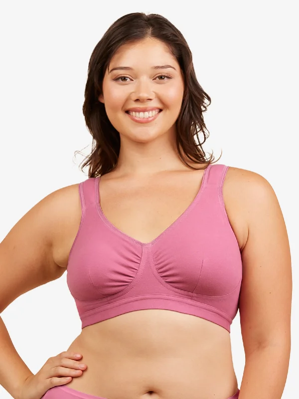 The Evie - All-Day Cotton Comfort Bra Sexy Mesh Bralette