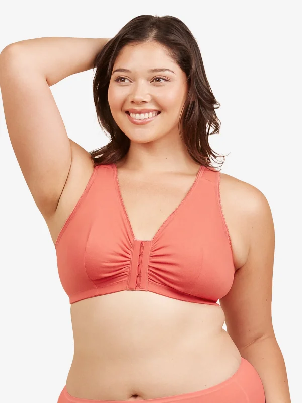 The Meryl - Cotton Front-Closure Comfort & Sleep Bra Wireless Lace Bra