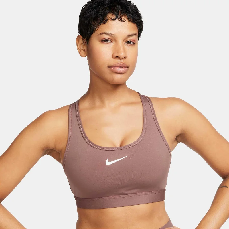 Women's Swoosh Medium Support Padded Sports Bra Casual Bralette Set