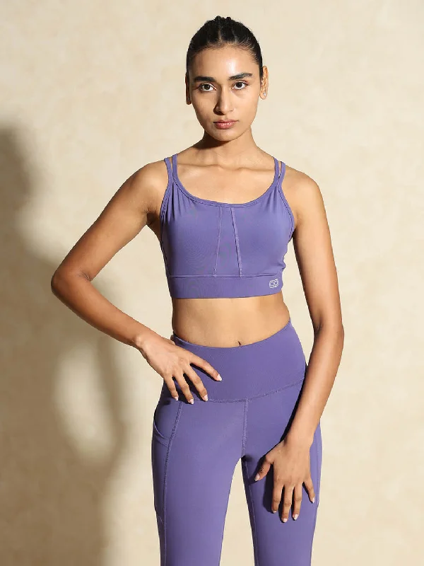 Yoga Strap Back Bra Iris Seamless Fit Bra