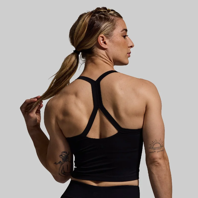 Your Favorite Sports Bra (Black) Soft Mesh Bra