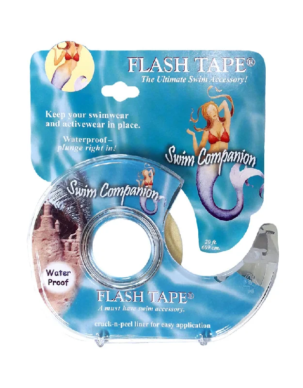 Braza Swim Companion Flash Tape Clear Classic Sporty Swimsuit