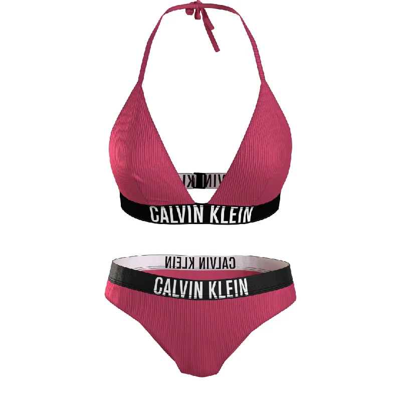 Calvin Klein Swimwear Triangle with cheeky bikini Bold High-Cut Bikini