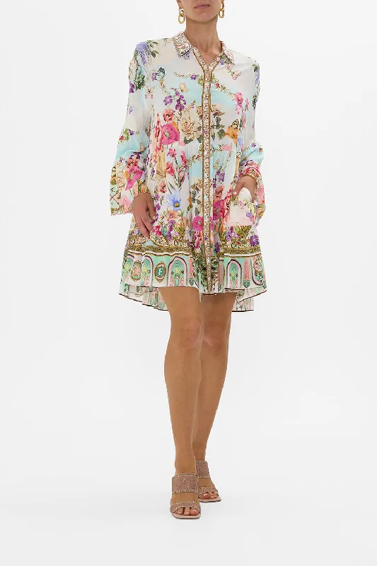 TIERED DRESS WITH COLLAR MUNCHKINLAND