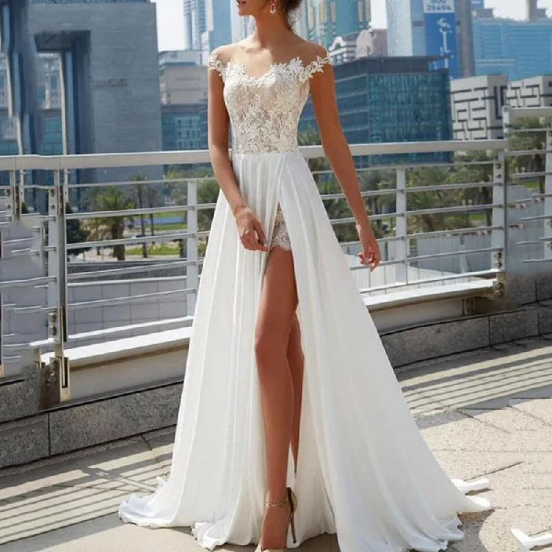 DressBetty - White Prom Dress
