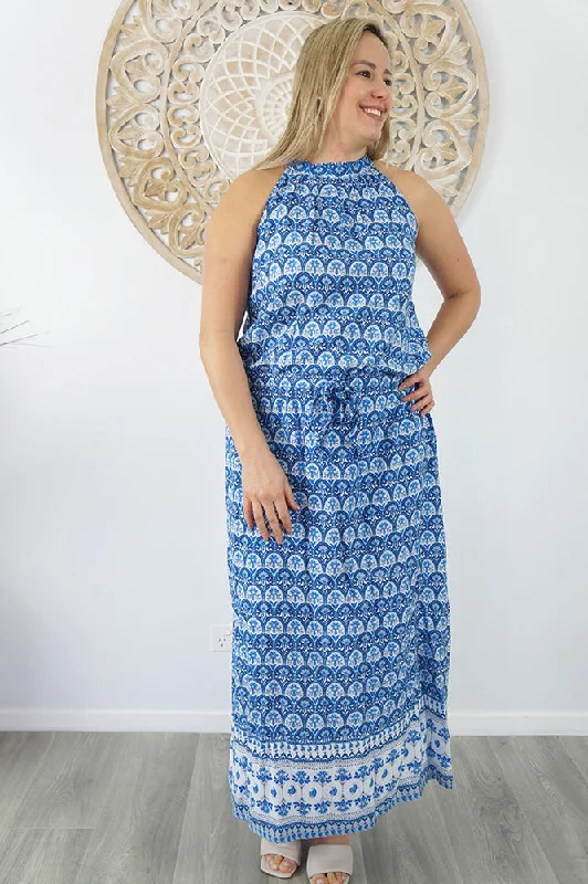 Long Chloe Dress "Scallop"