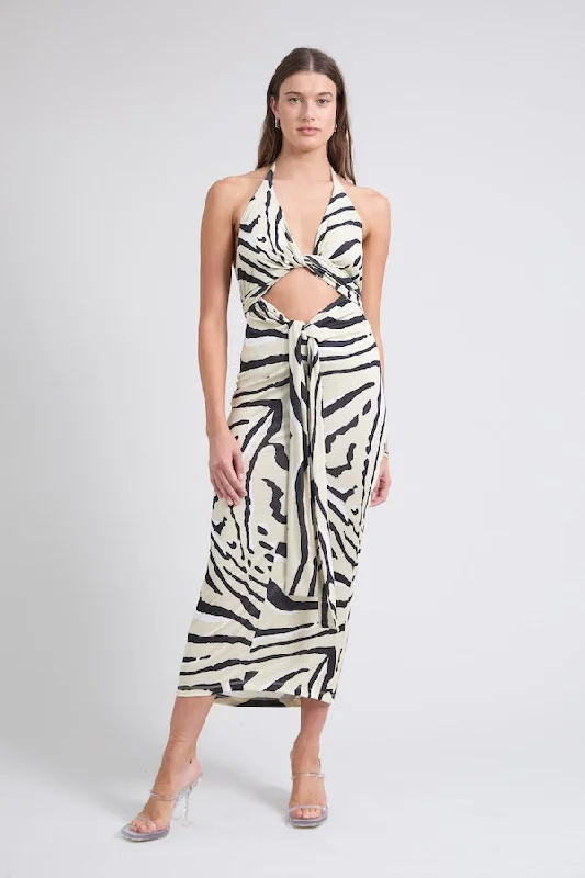 Toca Dress In Burbank Rationale Dress Zebra